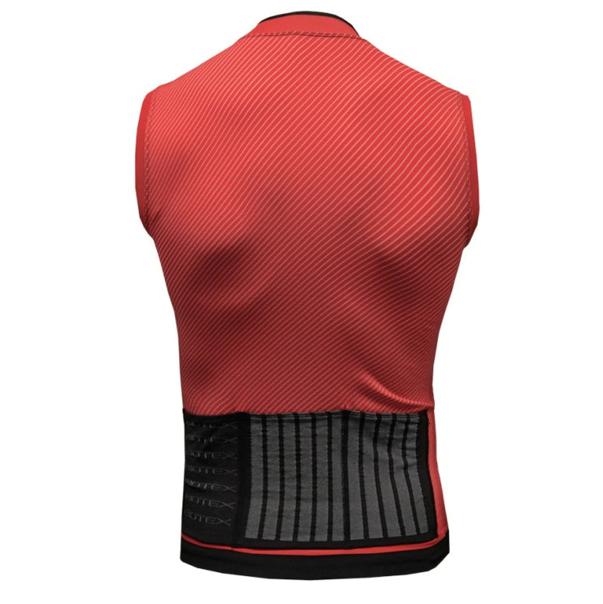 Maglia senza maniche Biotex Soffio - Rosso nero