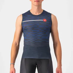 Maglia senza maniche Castelli Insider - Blu