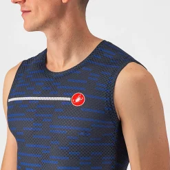 Maglia senza maniche Castelli Insider - Blu