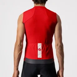 Maglia senza maniche Castelli Entrata 6 - Rosso scuro