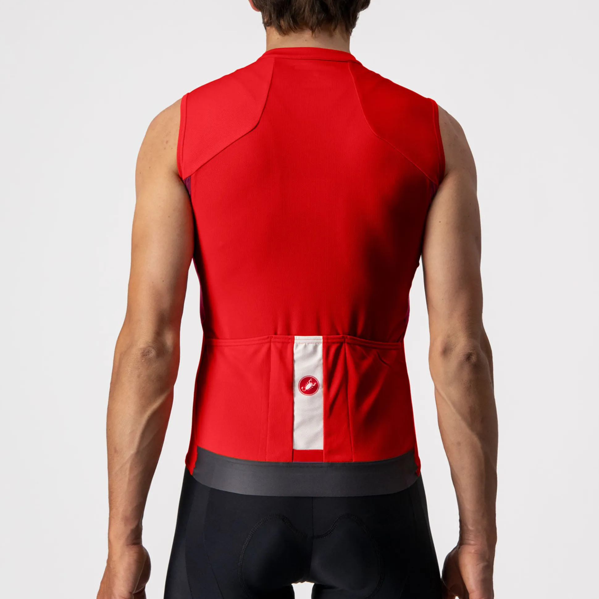 Maglia senza maniche Castelli Entrata 6 - Rosso scuro