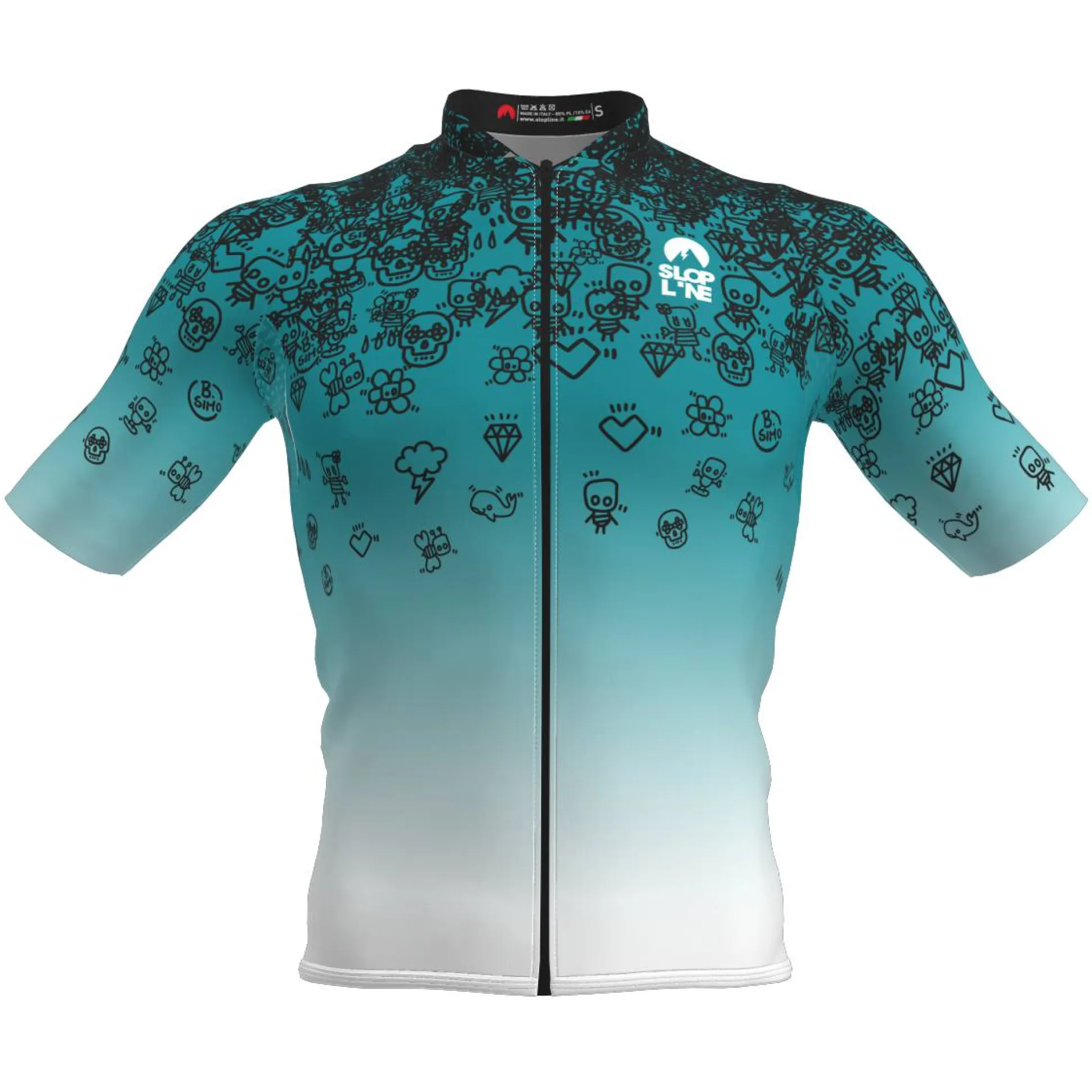Maglia Slopline Sormano Petrol Rain