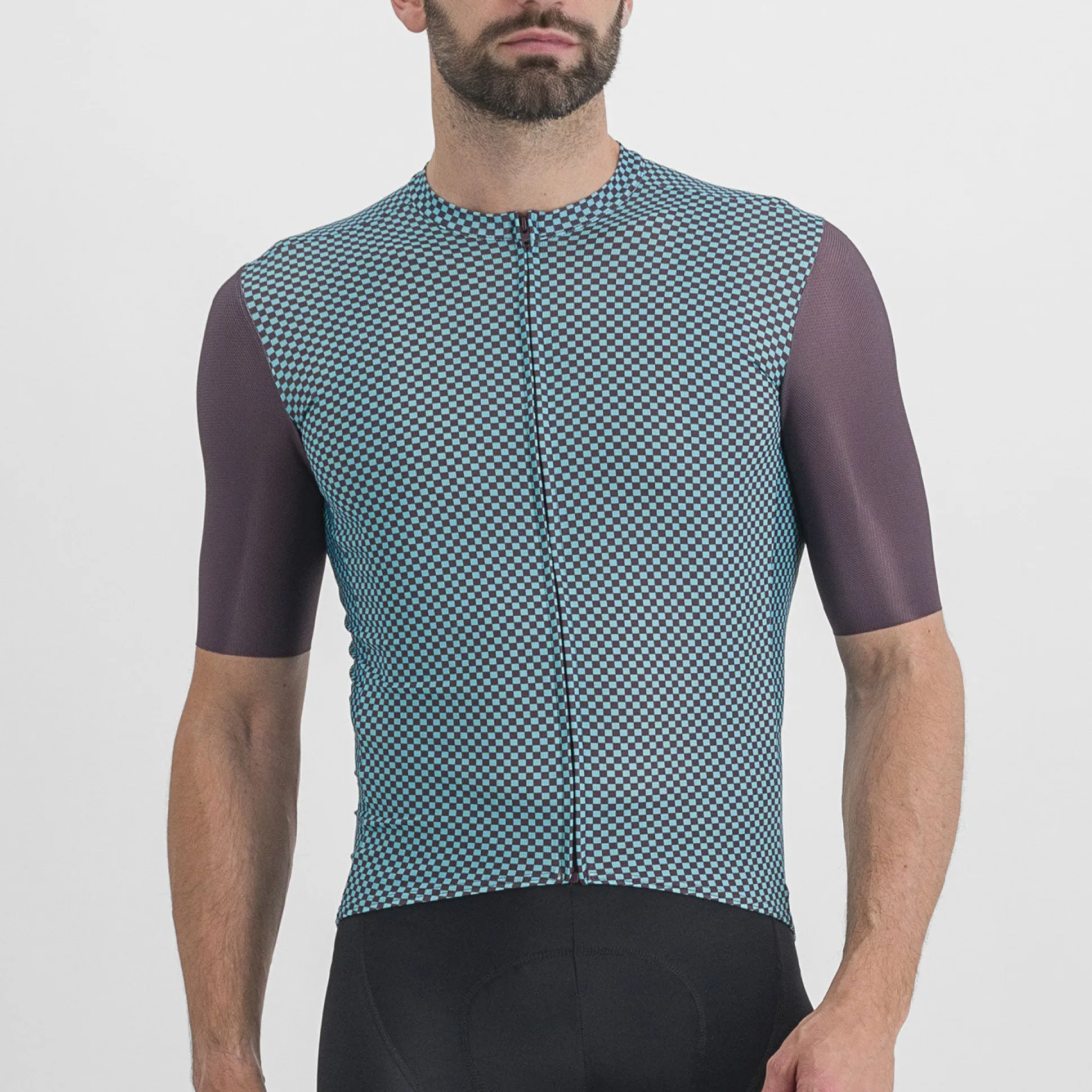 Maglia Sportful Checkmate - Azzurro