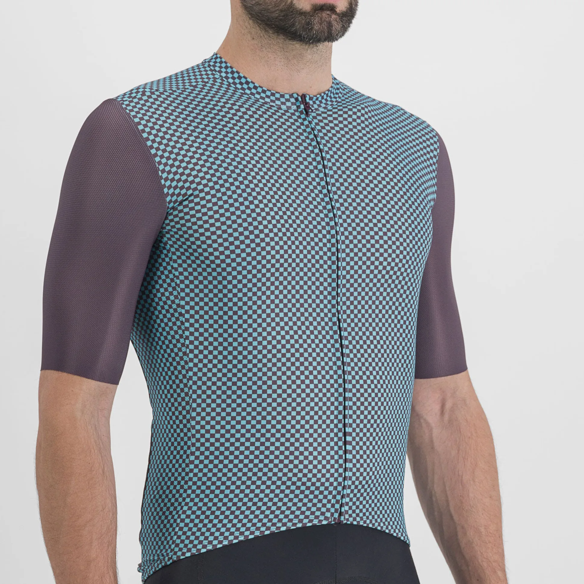 Maglia Sportful Checkmate - Azzurro