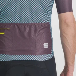 Maglia Sportful Checkmate - Azzurro
