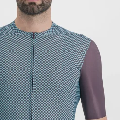Maglia Sportful Checkmate - Azzurro