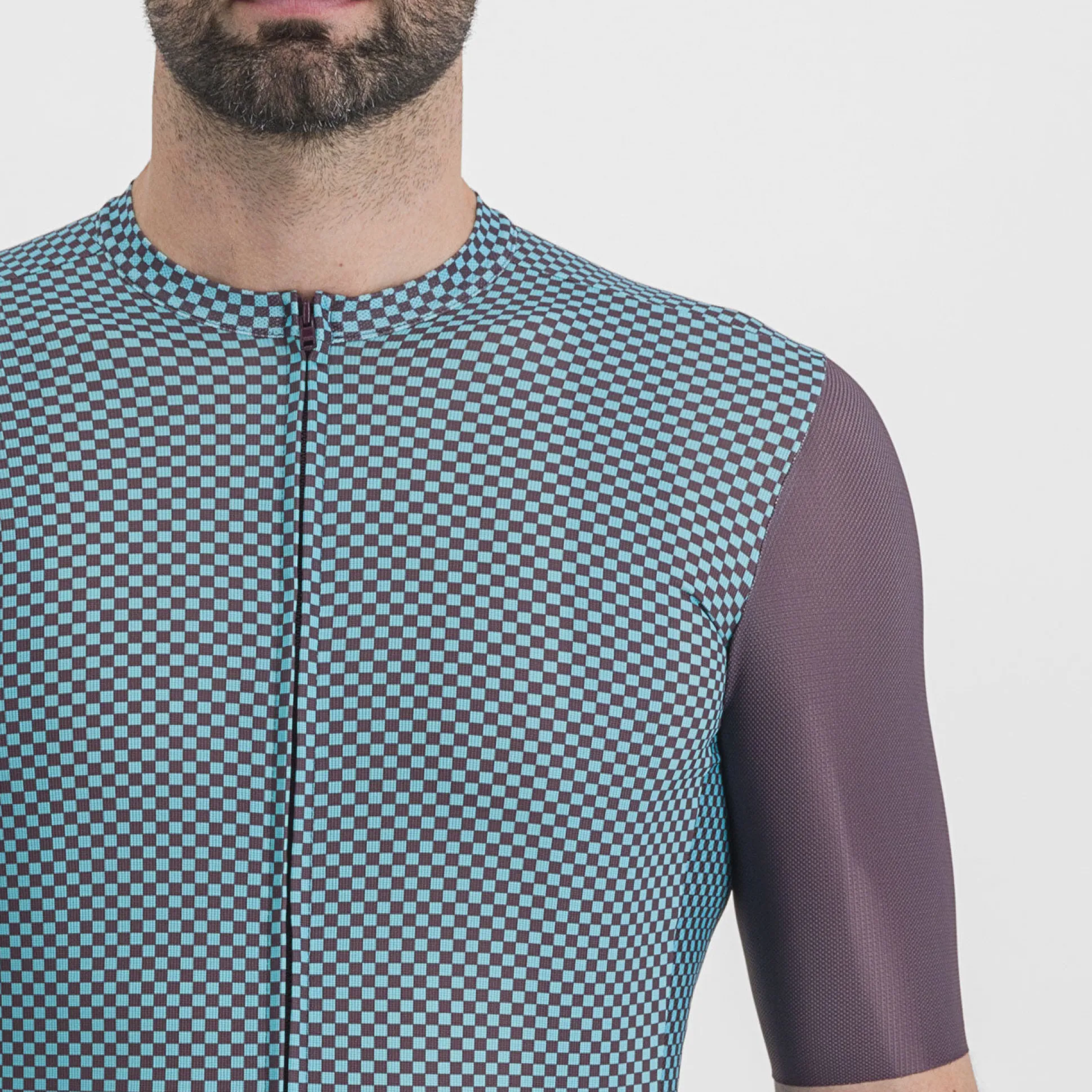 Maglia Sportful Checkmate - Azzurro