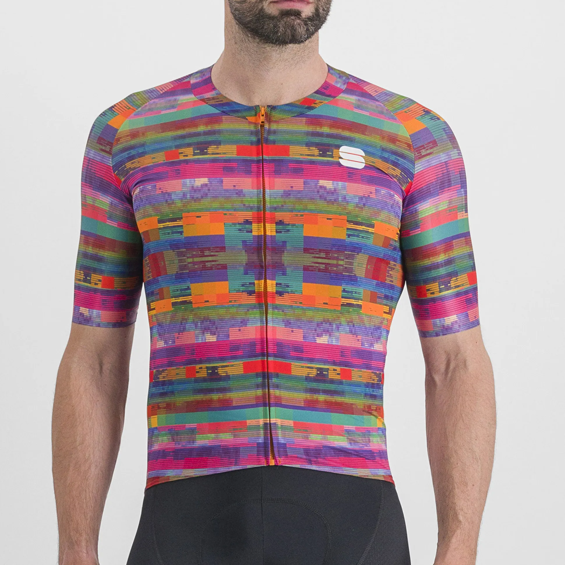 Maglia Sportful Glitch Bomber - Rosa
