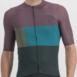 Maglia Sportful Snap - Viola verde