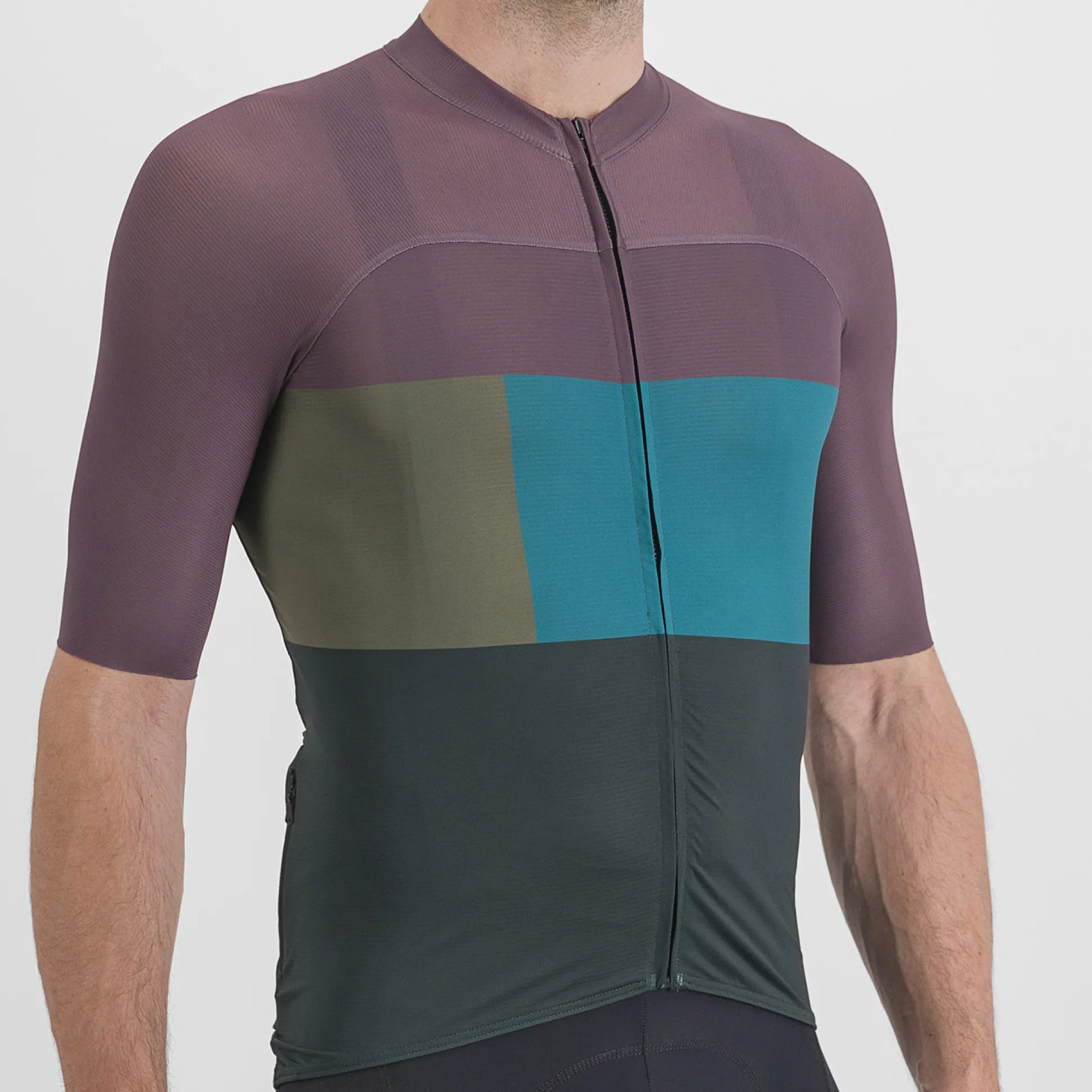 Maglia Sportful Snap - Viola verde