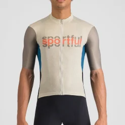 Maglia Sportful Supergiara Logo - Beige