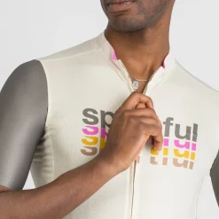 Maglia Sportful Supergiara 2 Logo - Beige