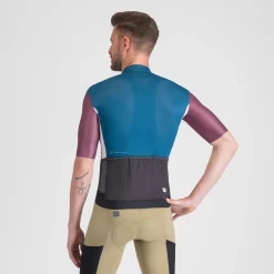 Maglia Sportful Supergiara Logo - Petrolio