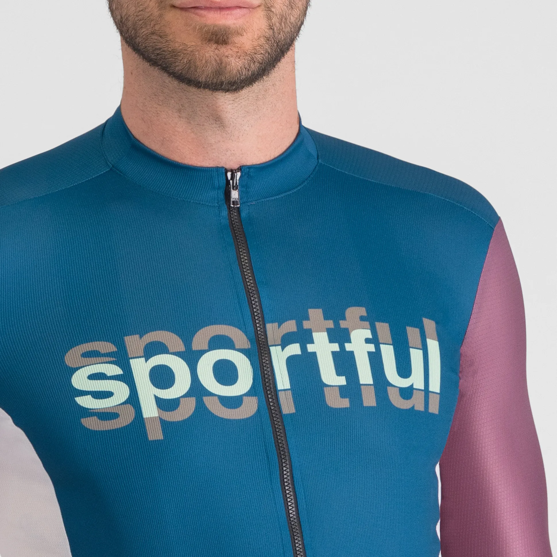 Maglia Sportful Supergiara Logo - Petrolio