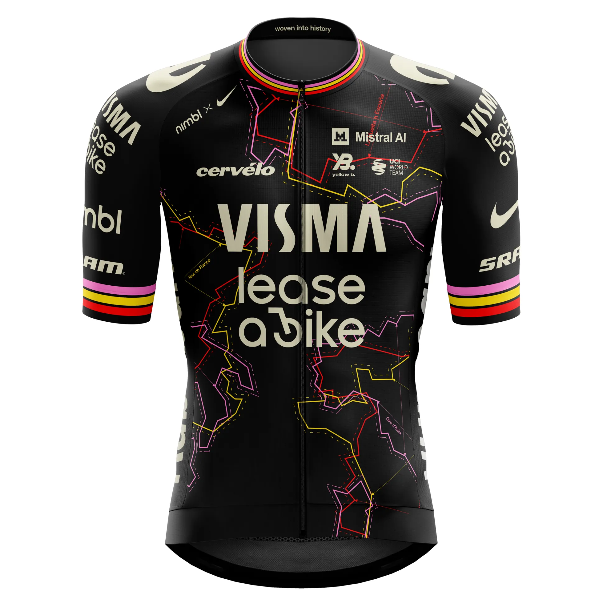 Maglia Team Visma Lease a bike 2026 - Giro Trilogy