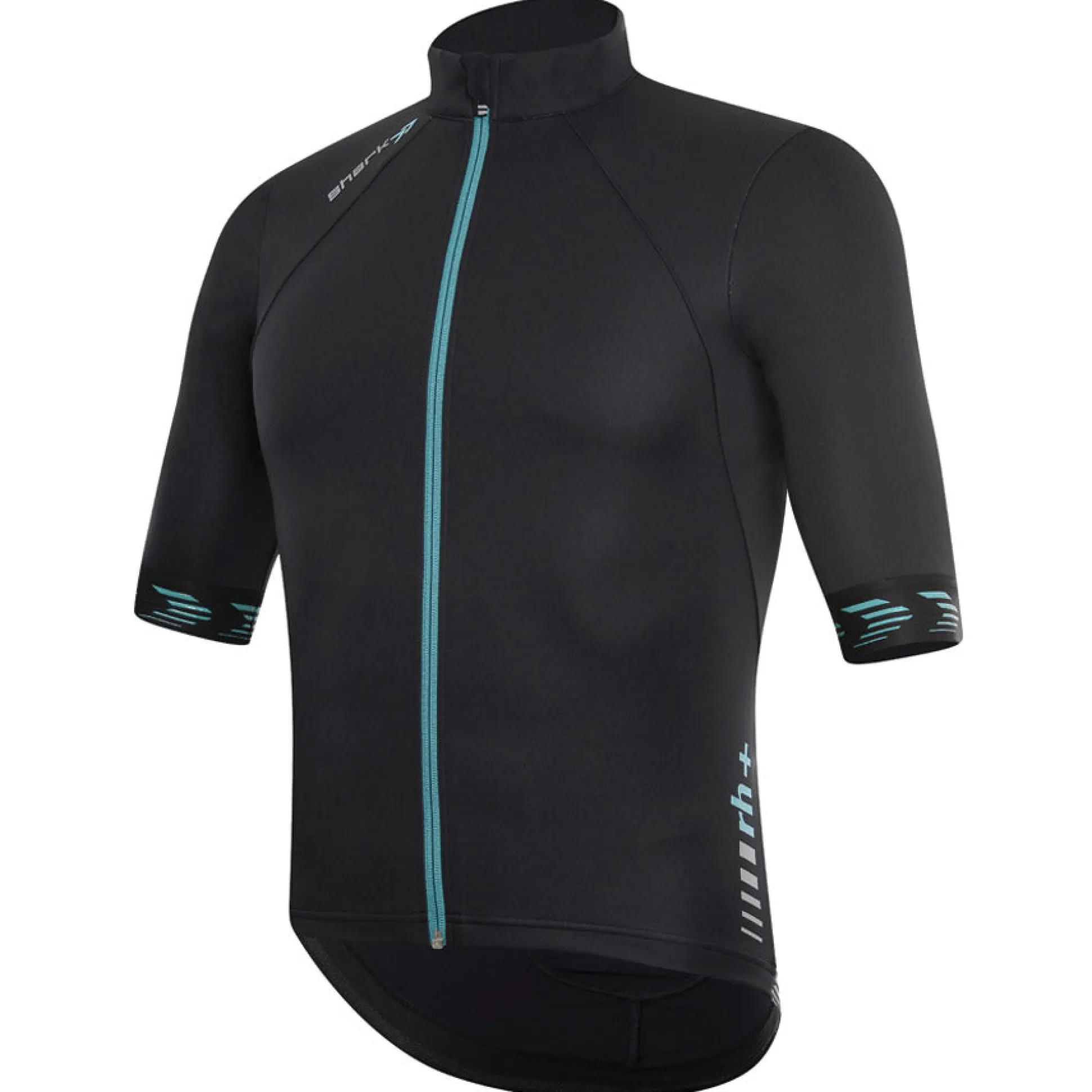 Maglia Zerorh Shark - Nero Verde Acqua