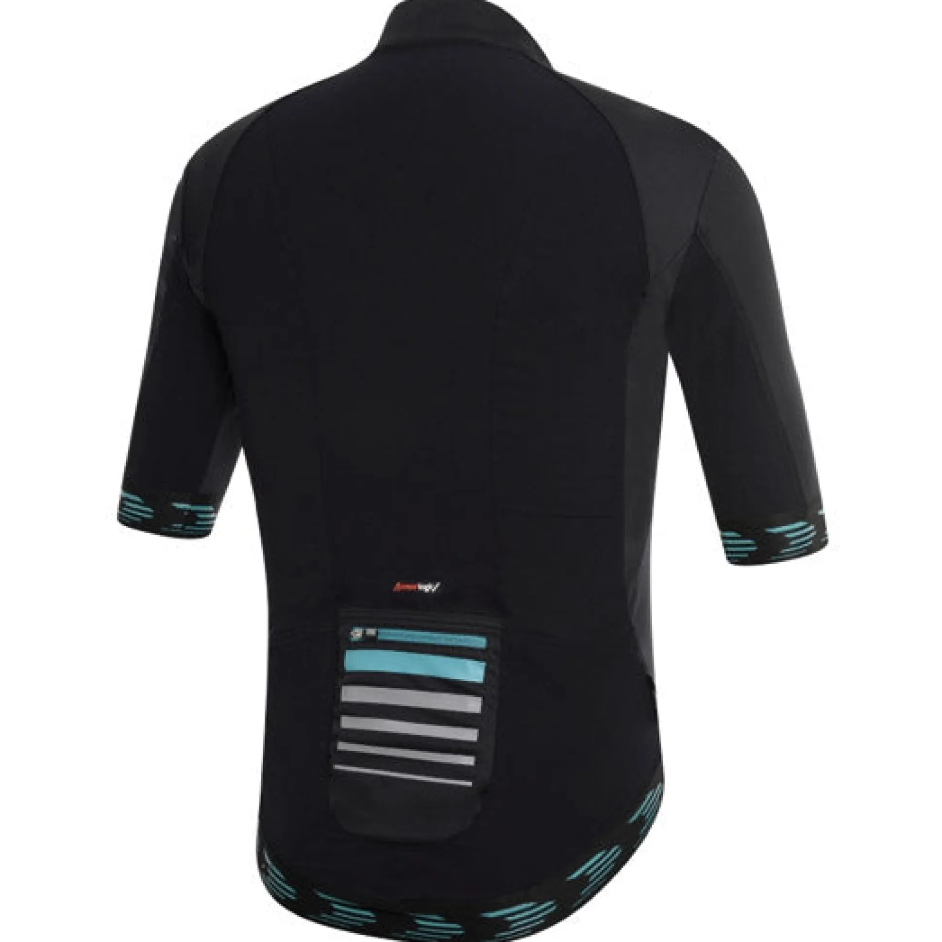 Maglia Zerorh Shark - Nero Verde Acqua
