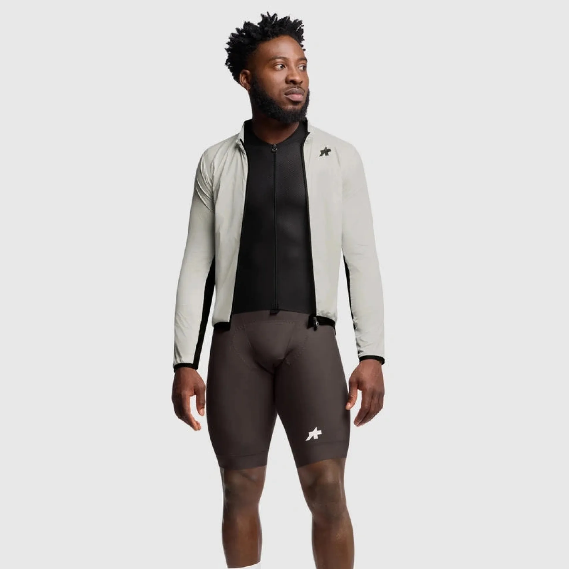 Mantellina Assos Mille GT Wind S11 - Grigio chiaro