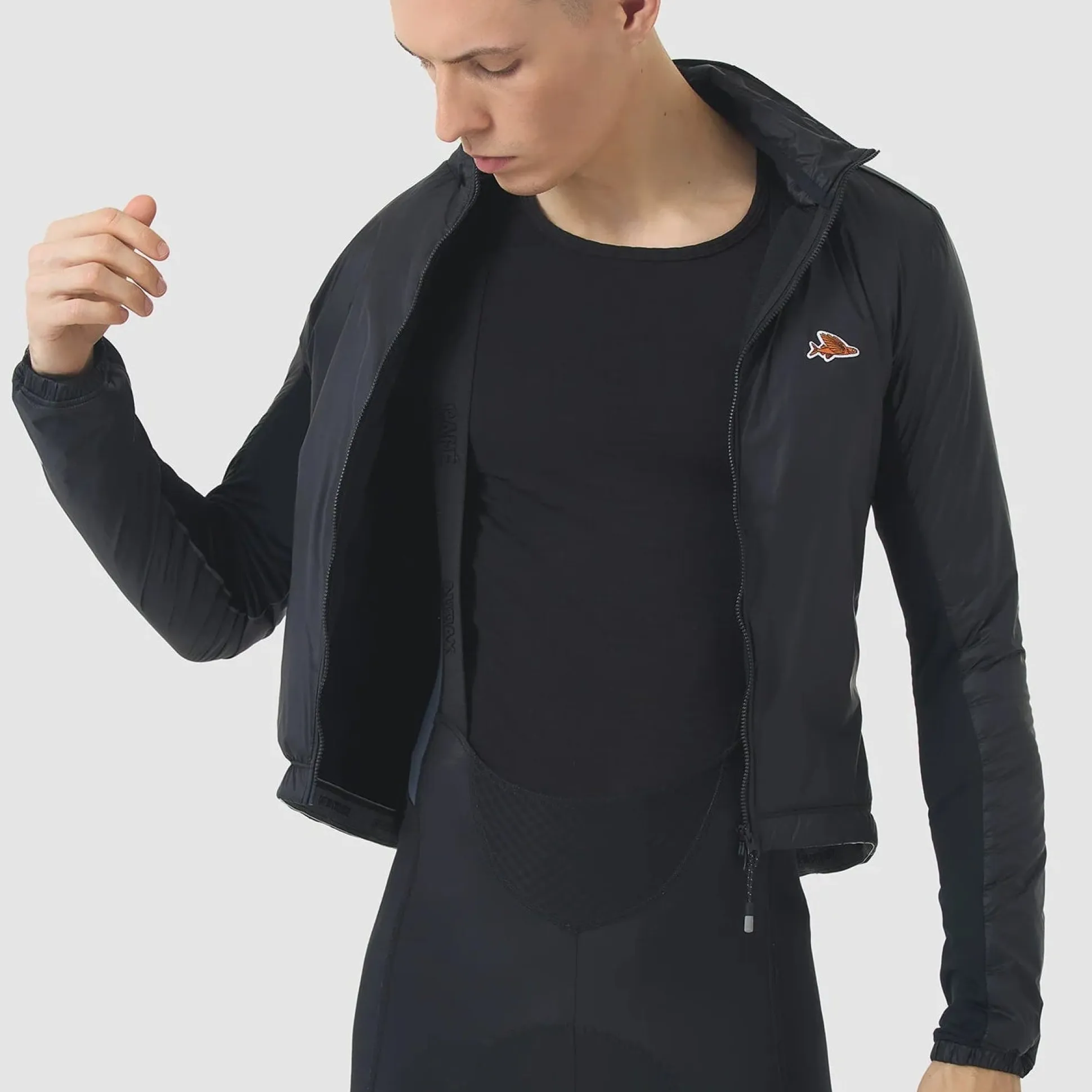 Mantellina Cafe du Cycliste Lise - Nero