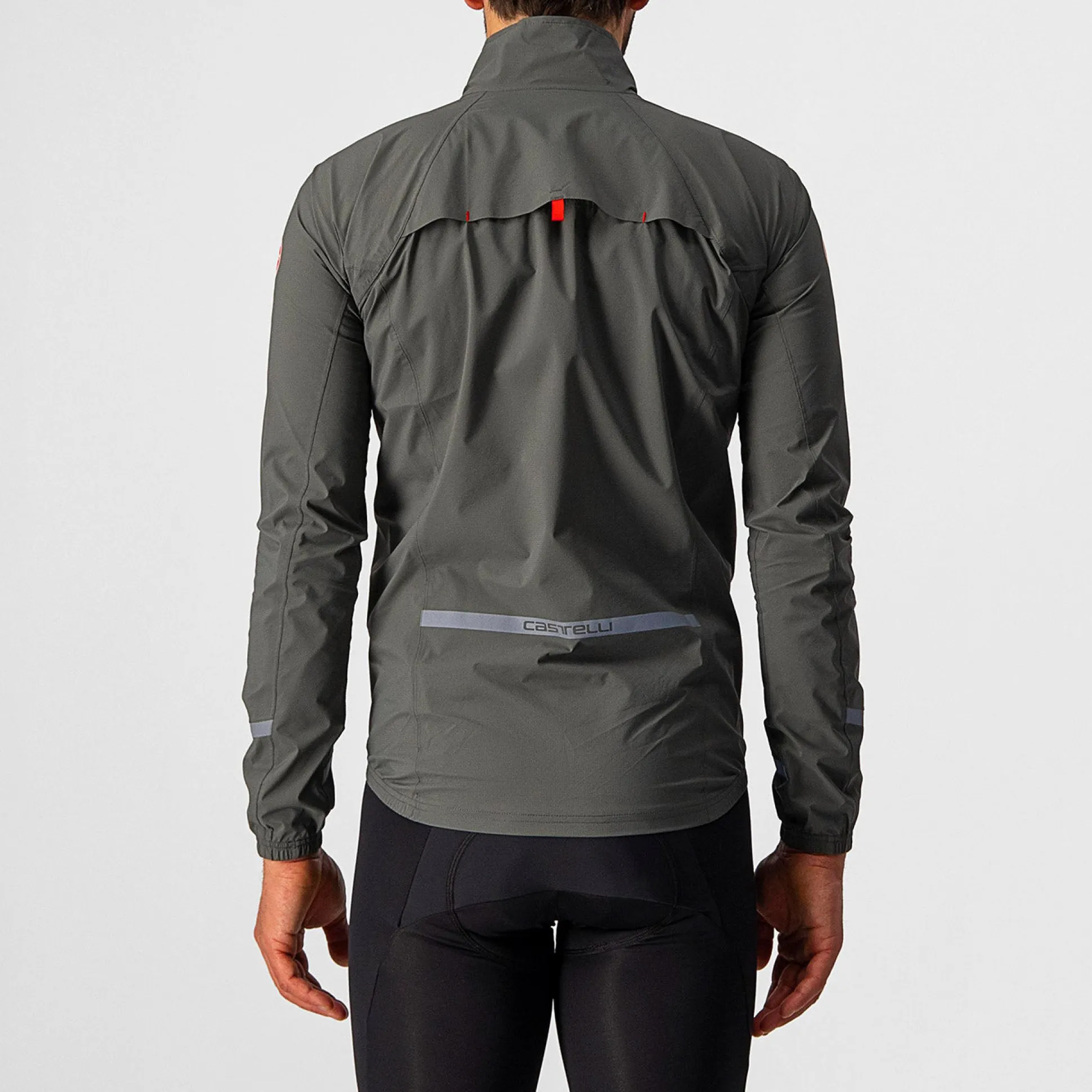 Mantellina Castelli Emergency 2 Rain - Verde scuro