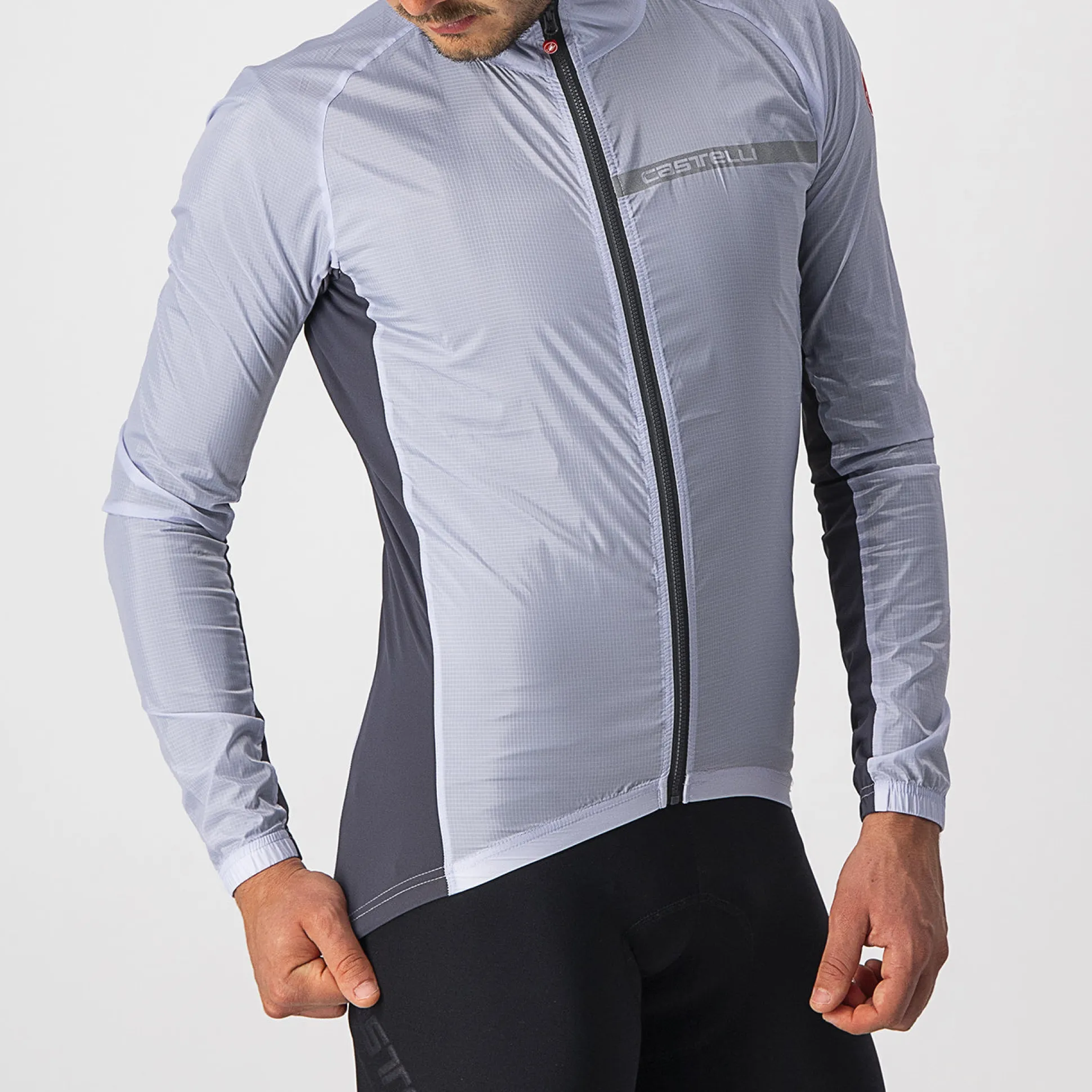 Mantellina Castelli Squadra Stretch - Grigio
