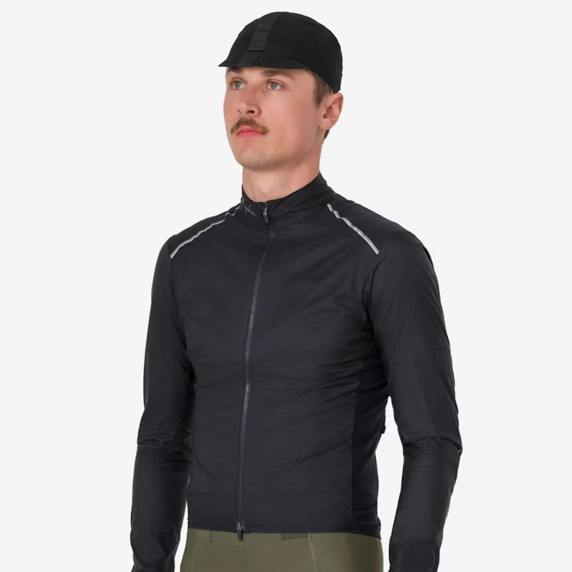 Mantellina Rapha Brevet Element Wind - Nero