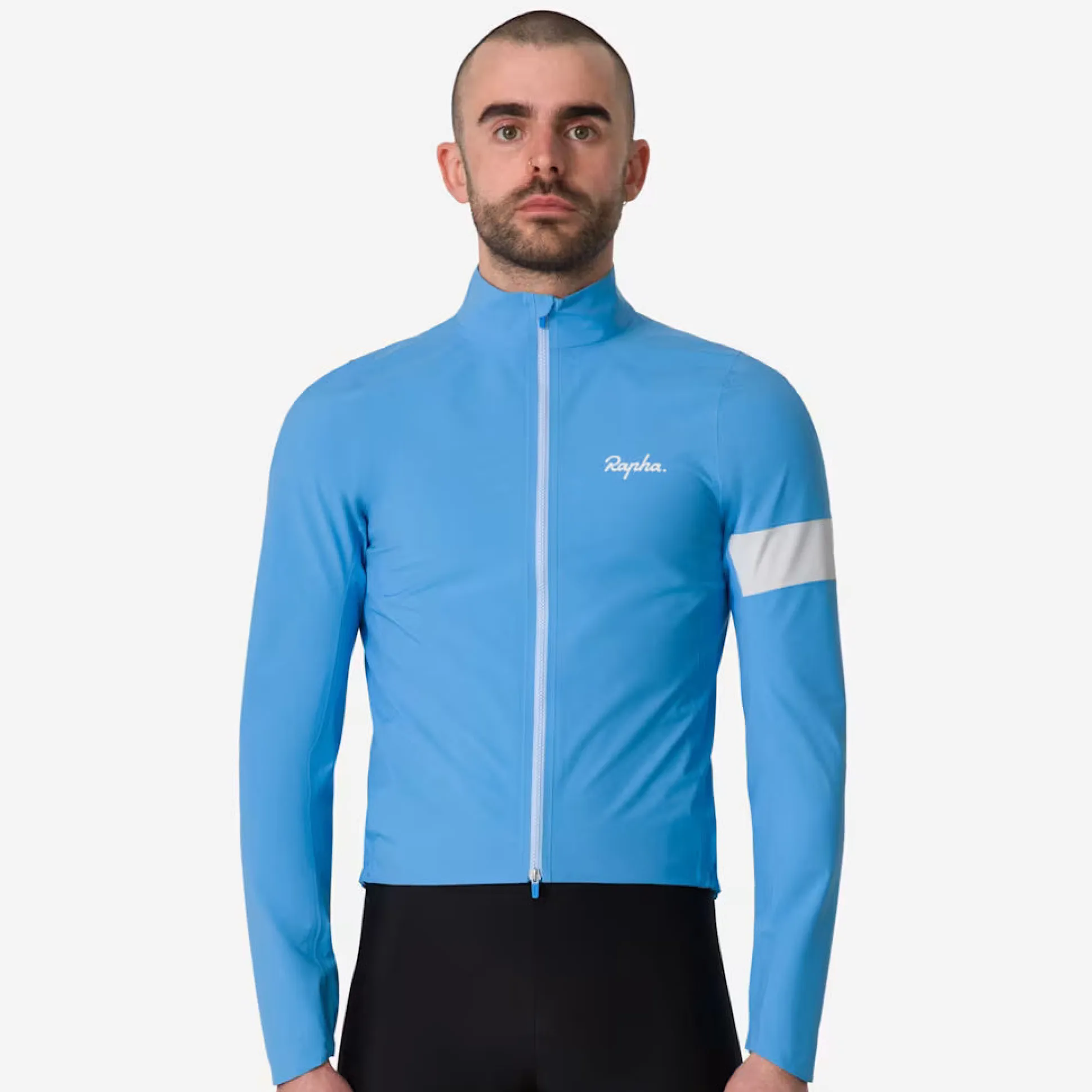 Mantellina Rapha Core Rain - Azzurro