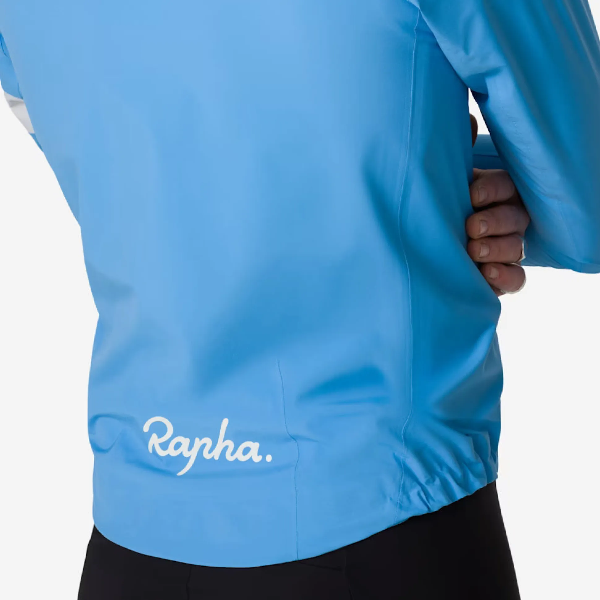 Mantellina Rapha Core Rain - Azzurro