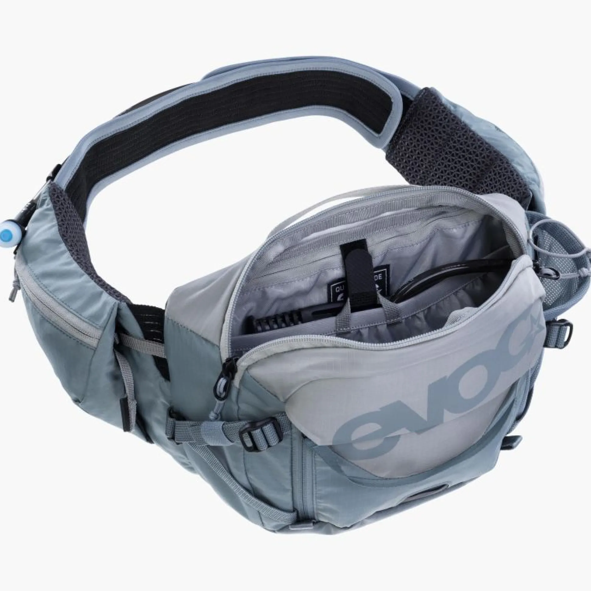 Marsupio Evoc Hip Pack Pro 3 + Hydration Bladder 1.5 - Grigio