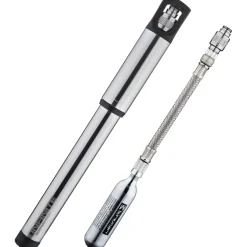 Mini-Pompa Aria Birzman Infinite Road + CO2 - Argento