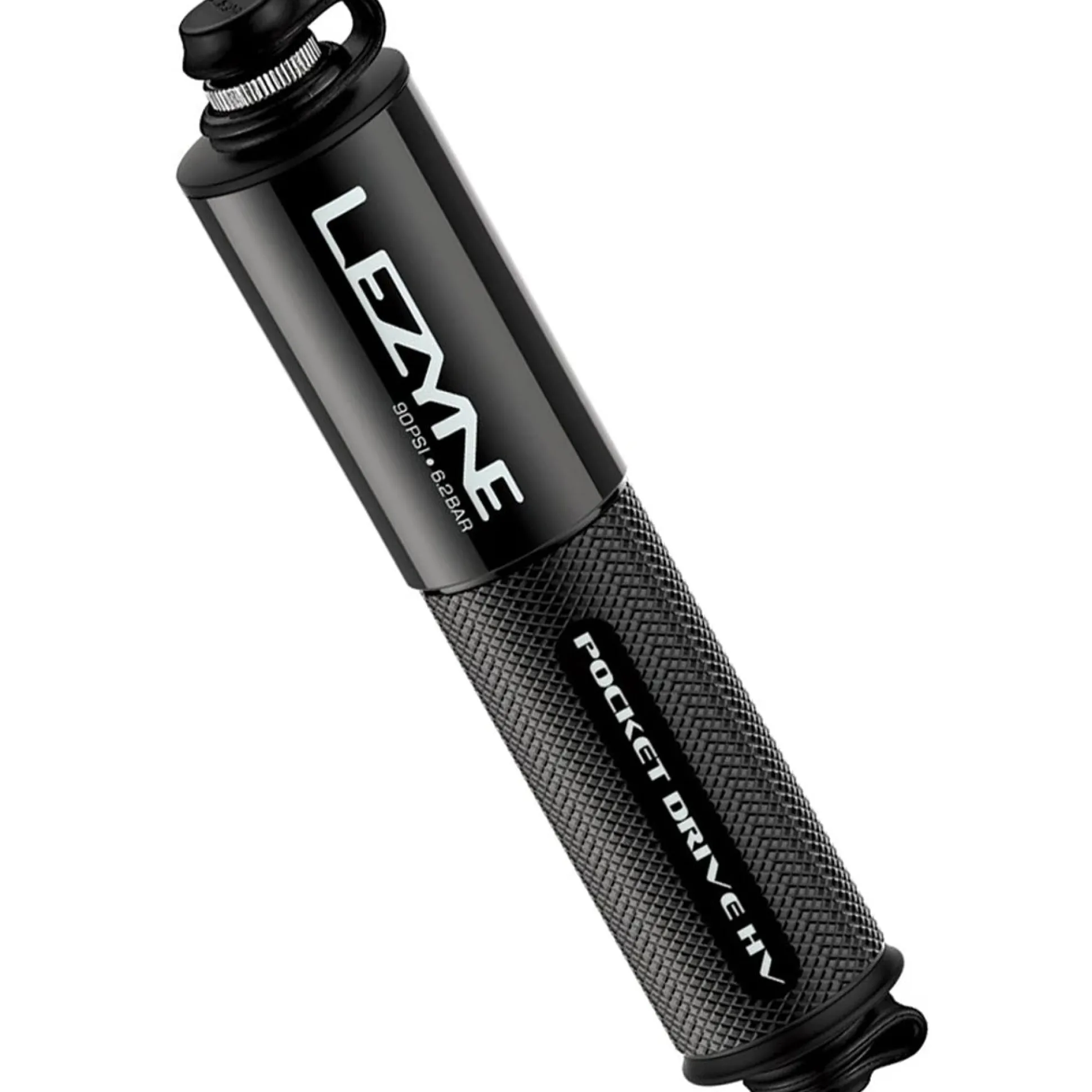 Mini-pompa aria Lezyne Pocket Drive Hv - Nero