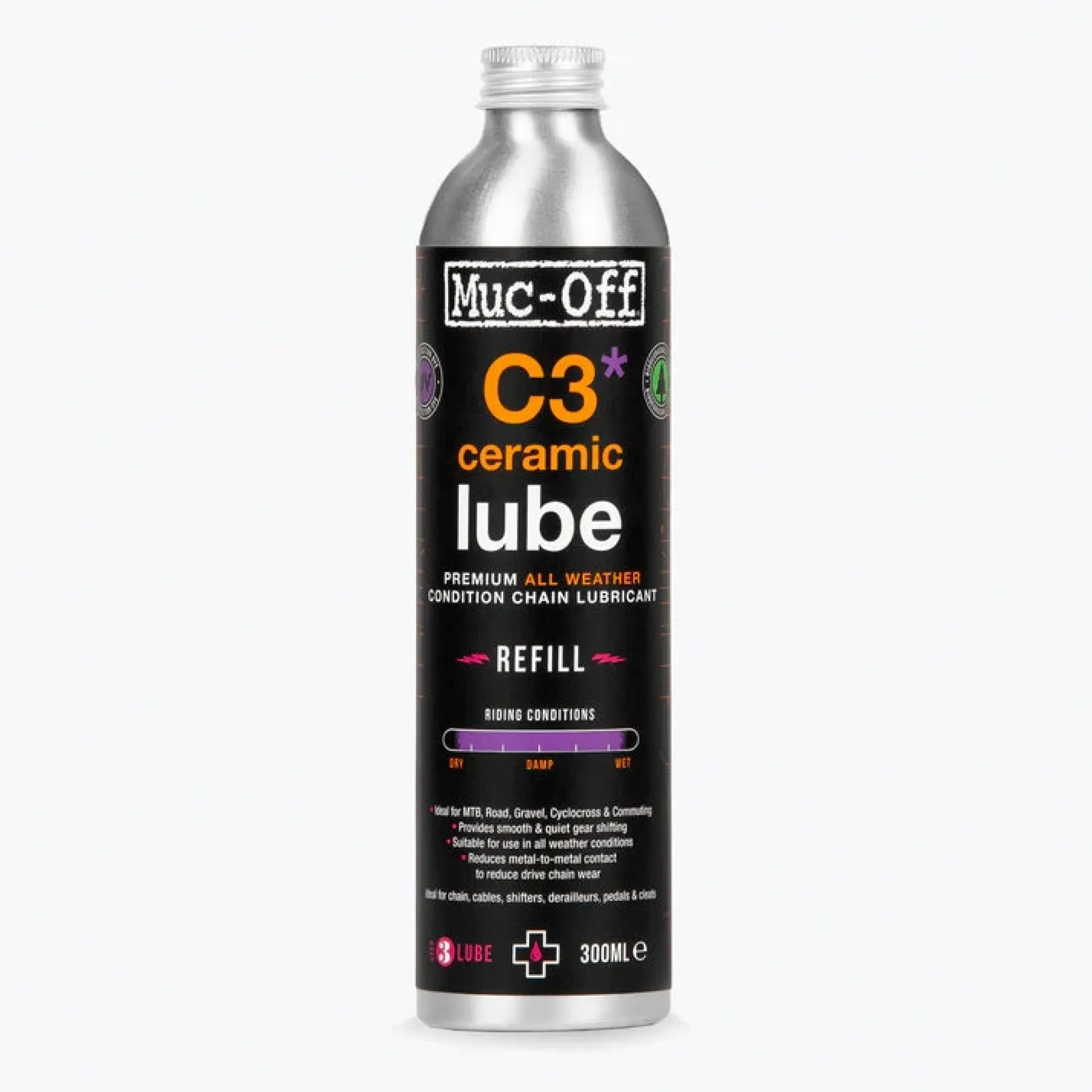 Muc-off All Weather Ceramic Lube Biodegradabile - 300 ml