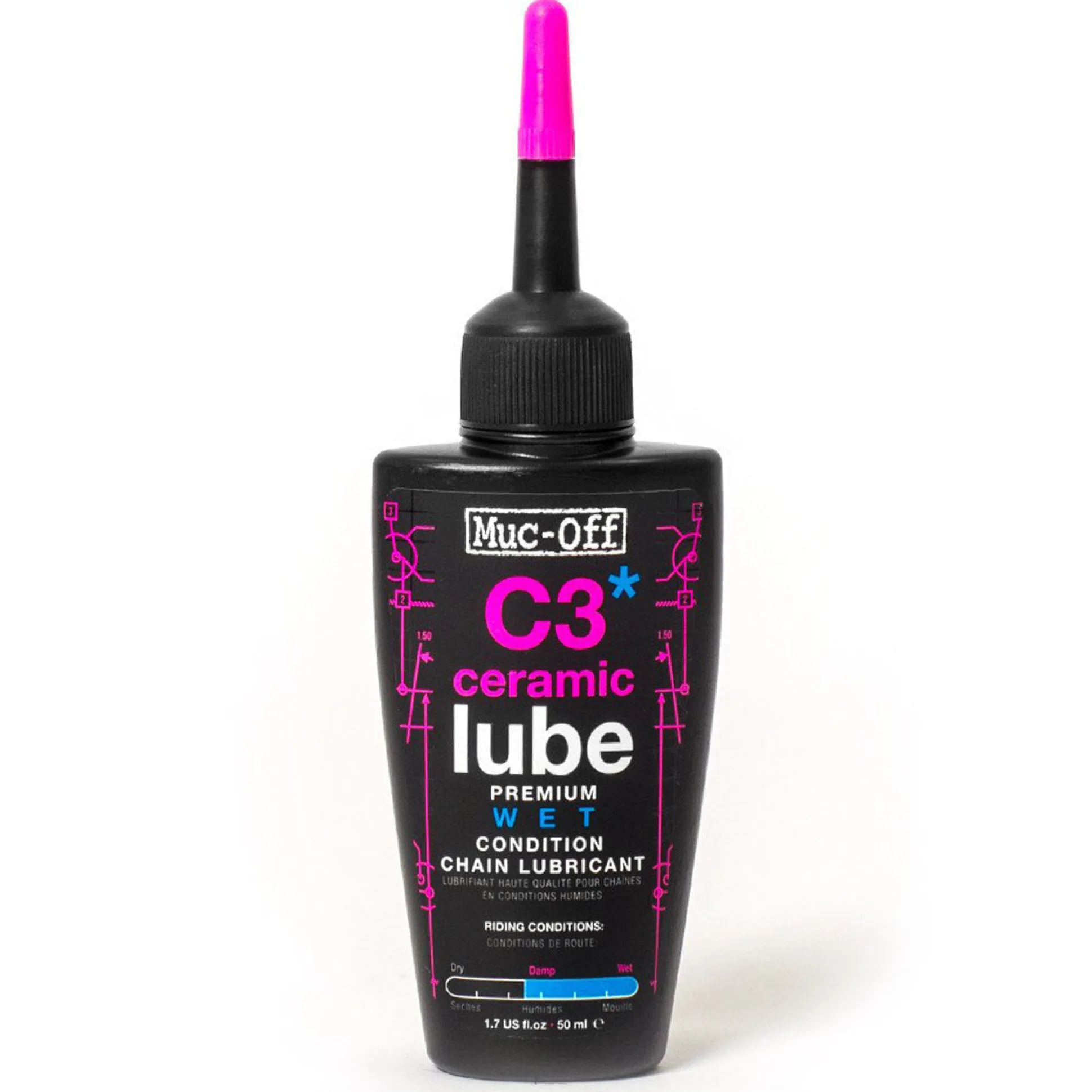 Muc-off Wet Ceramic Lube Biodegradabile - 50 ml