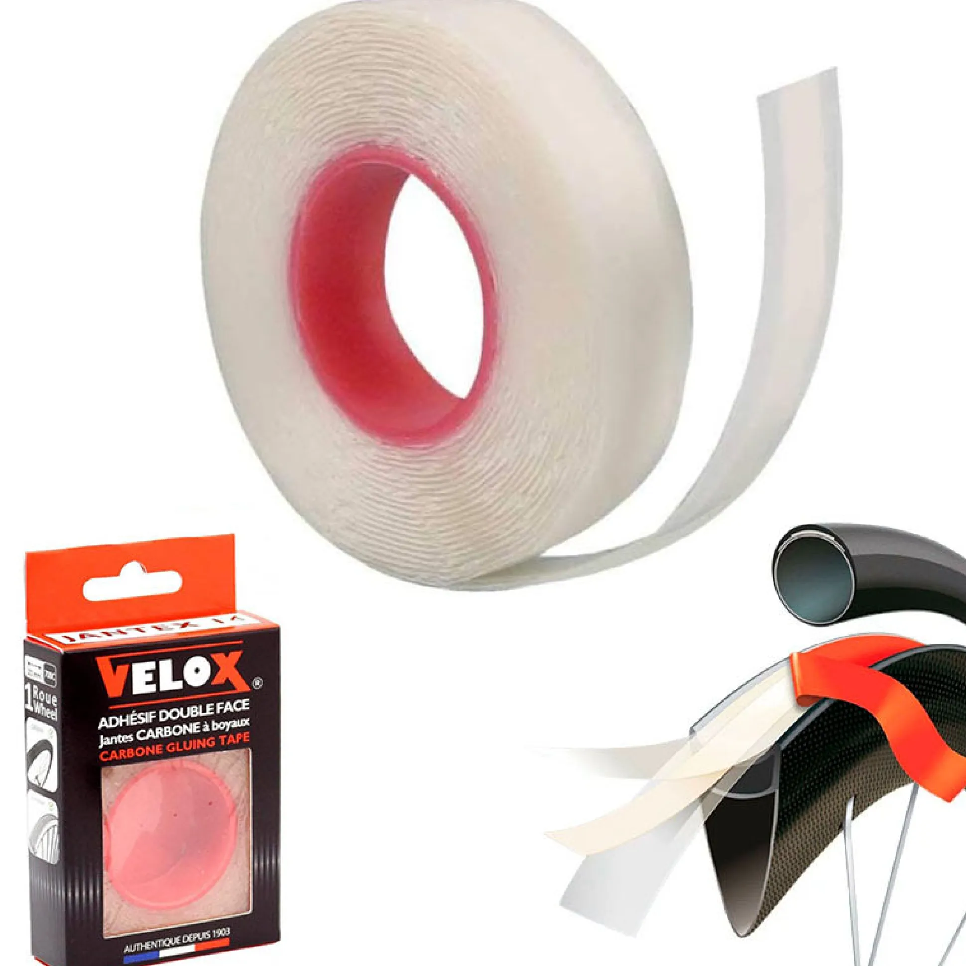 Nastro Biadesivo per Tubolari 700x21mm per Ruote in Carbonio