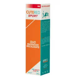 Olio massaggio riscaldante Cutered - 100 ml