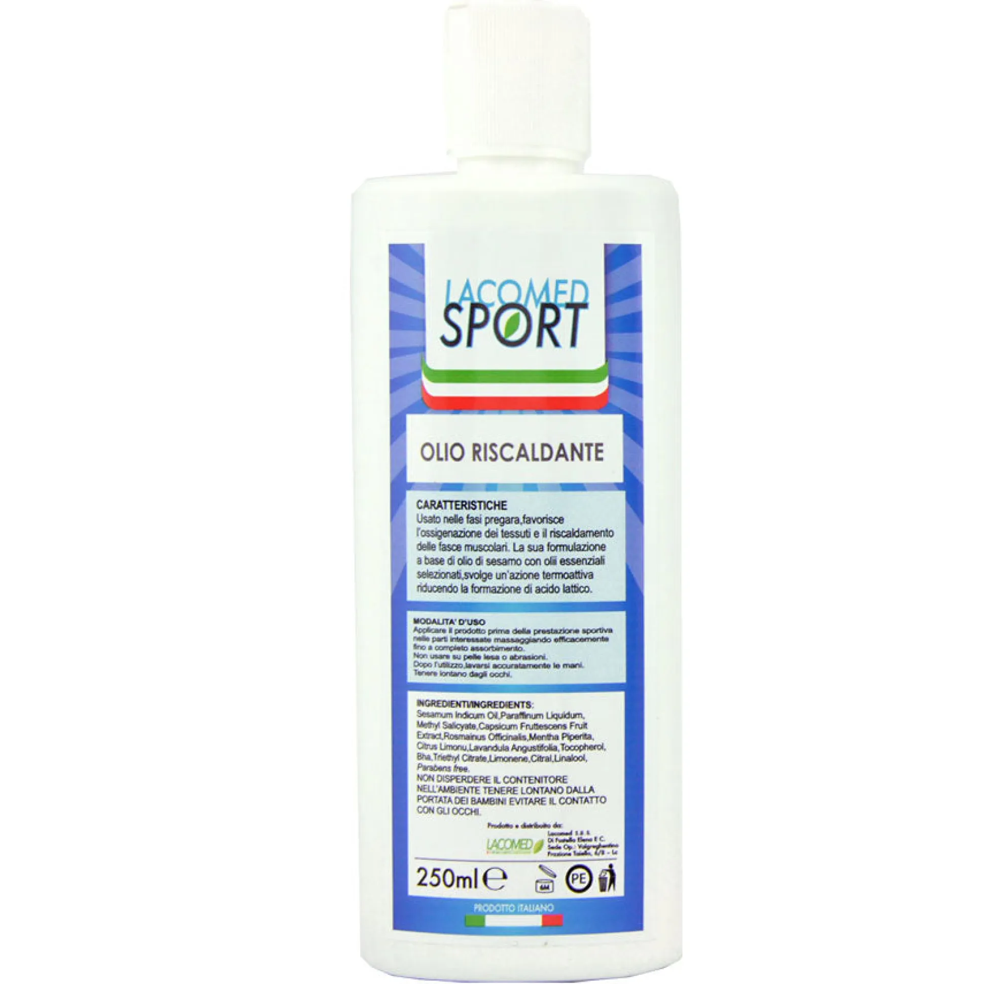 Olio riscaldante Lacomed
