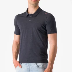 Polo Castelli Merino - Nero
