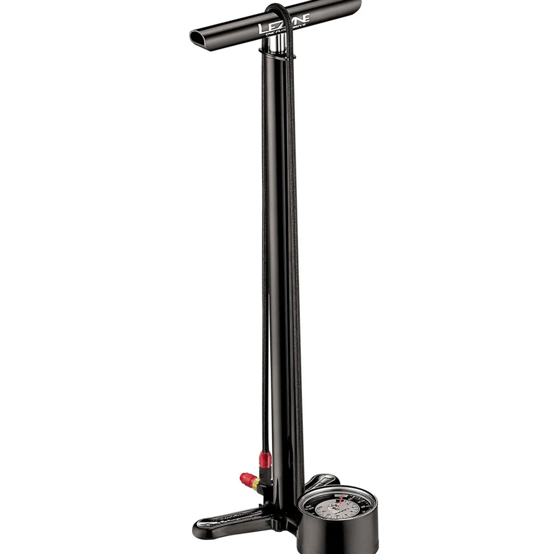 Pompa Aria da terra Lezyne CNC Floor Drive - Nero
