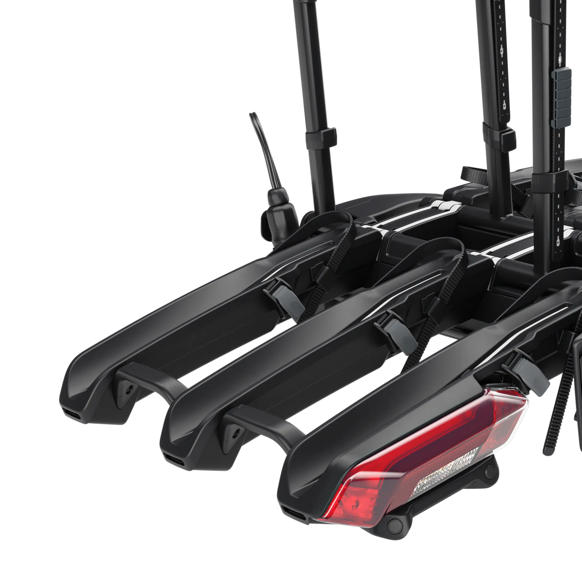Portabici da installare sul gancio di traino Thule Epos ParkSecure 91cm - Nero