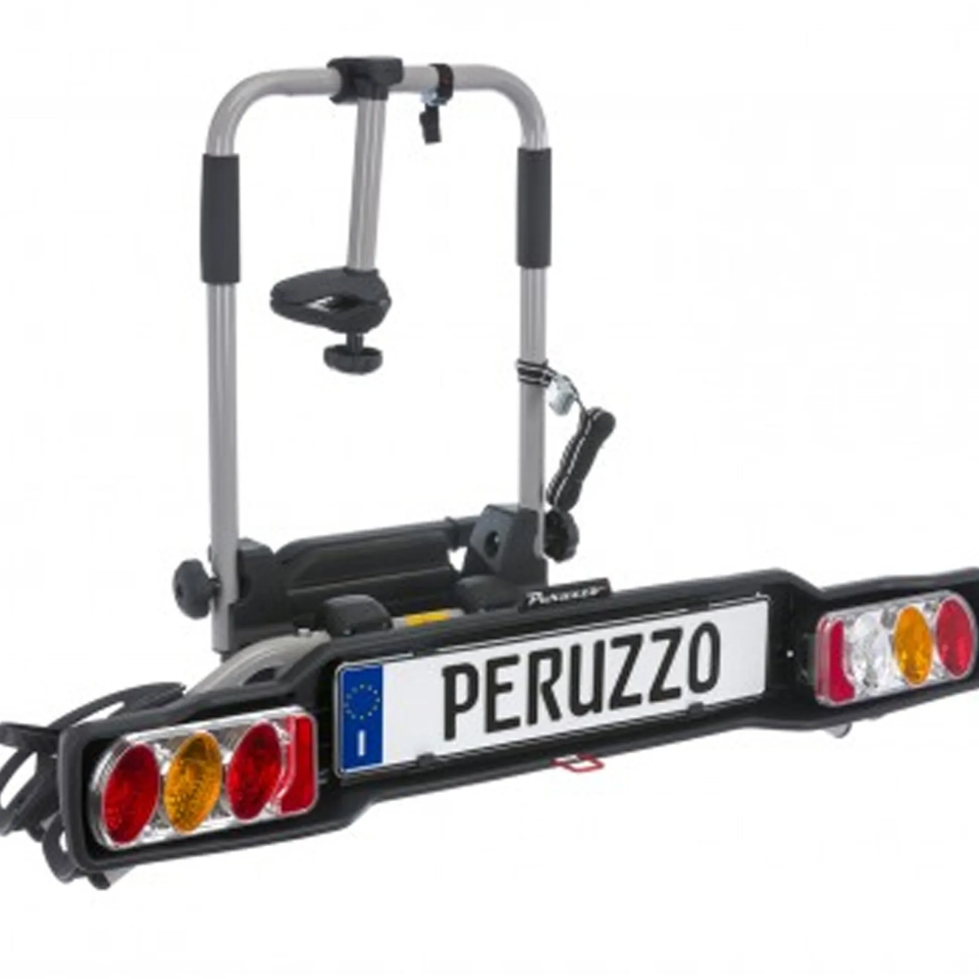 Portabici Peruzzo Parma per 2 biciclette per gancio da traino