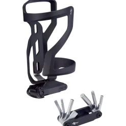 Portaborraccia Specialized Zee Cage 2 Destra con multitool - Nero