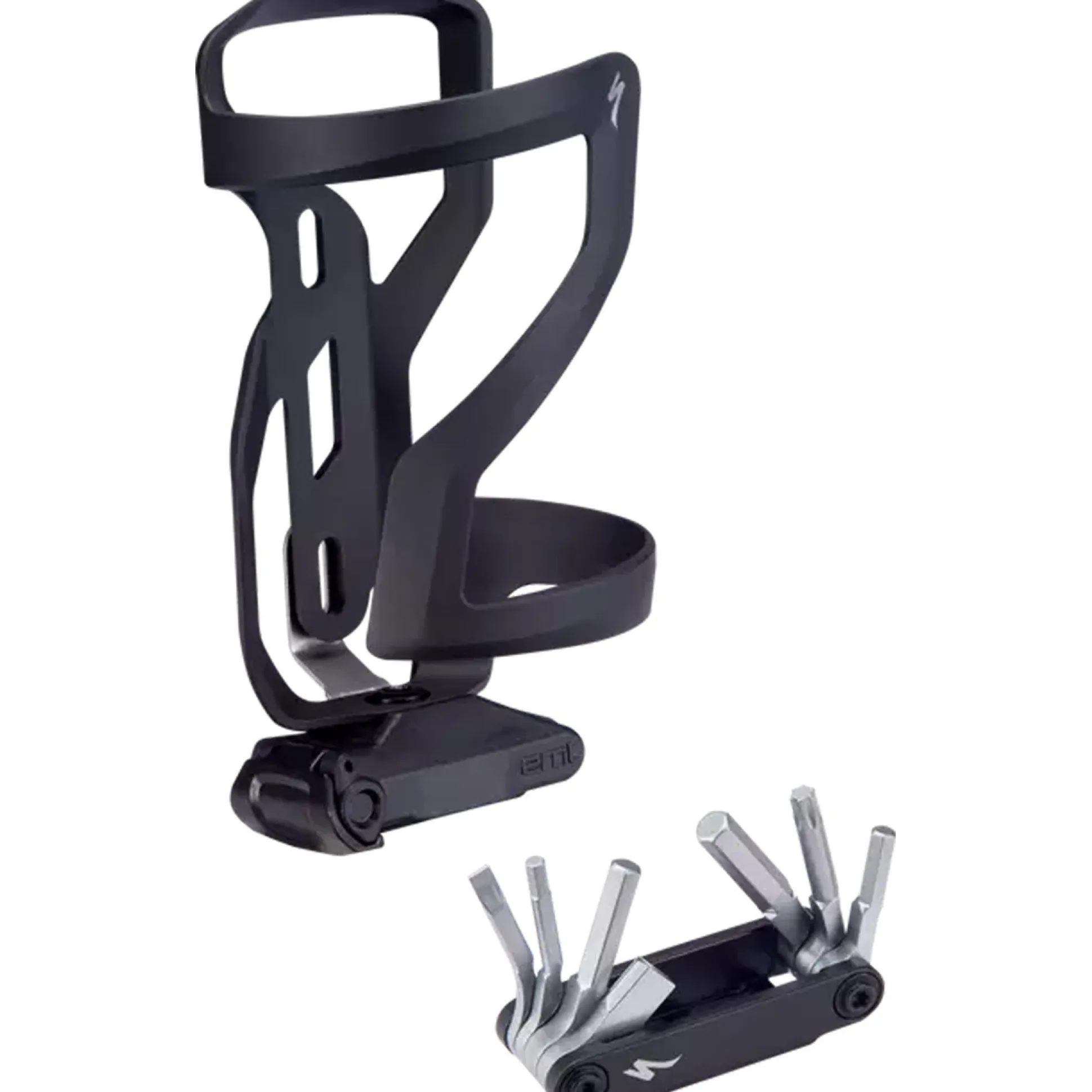 Portaborraccia Specialized Zee Cage 2 Destra con multitool - Nero