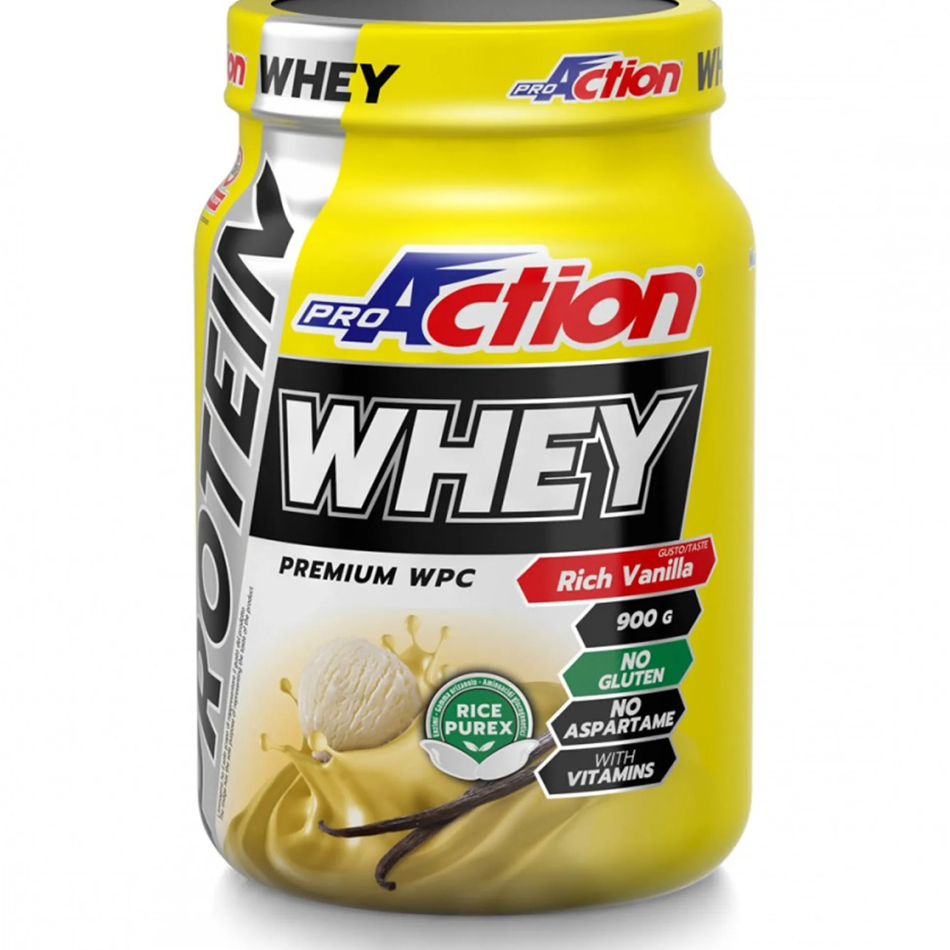 Proteine ProAction Whey 900gr - Vaniglia