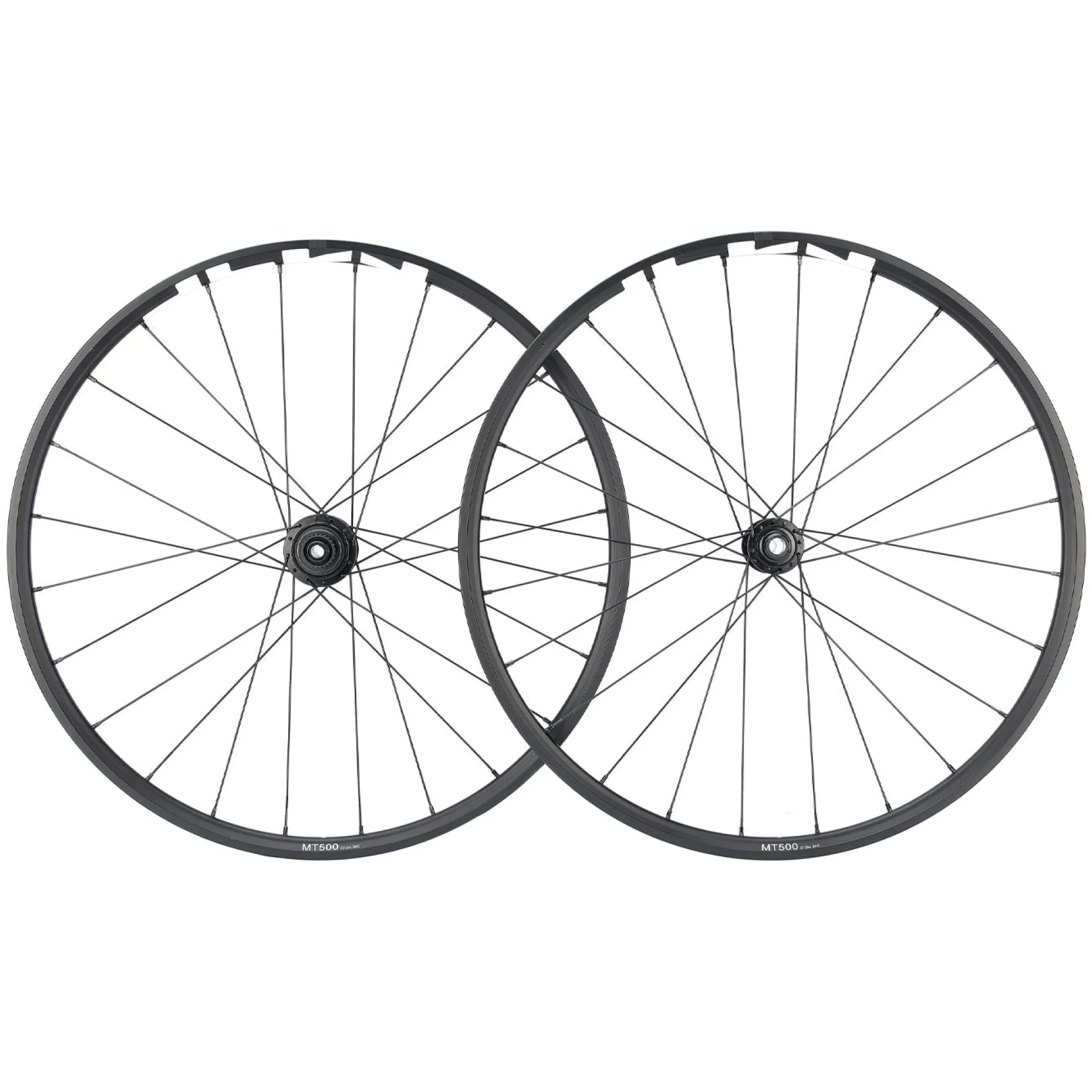 Ruote Shimano WH-MT500-CL 27.5 QR 24c - Nero