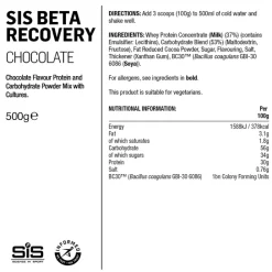 SiS Beta Fuel Recovery 500 gr - Cioccolato