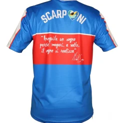 T-Shirt Alka Michele Scarponi - Blu
