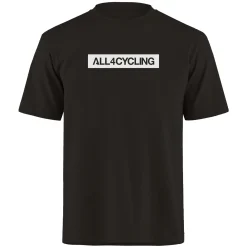 T-Shirt All4cycling - Nero