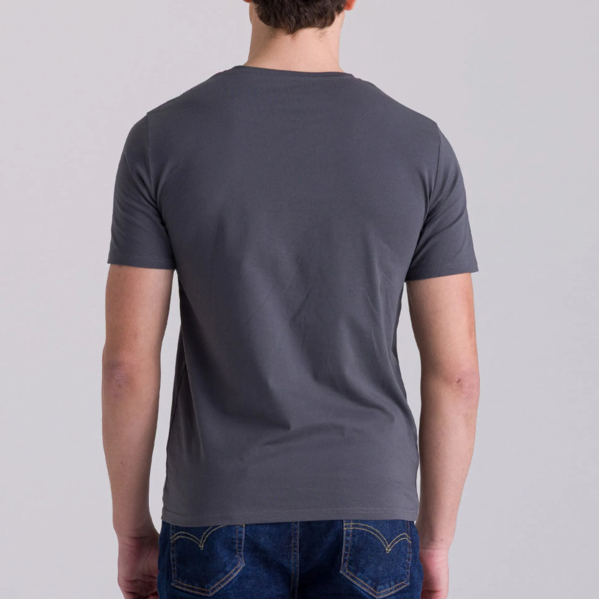 T-Shirt Bianchi Milano Fan - Grigio