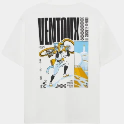 T-Shirt Cafe du Cycliste Col Ventoux - Bianco