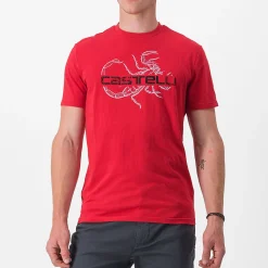 T-Shirt Castelli Finale - Rosso